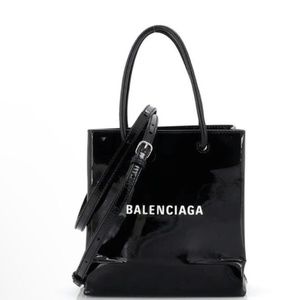 Balenciaga Shopping Tote Patent Leather XXS